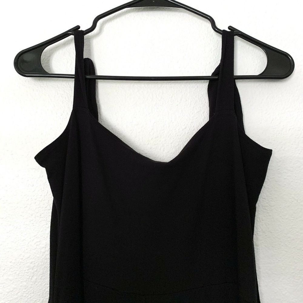 Reformation Black Wells Tie Shoulder Dress - Picture 10 of 11